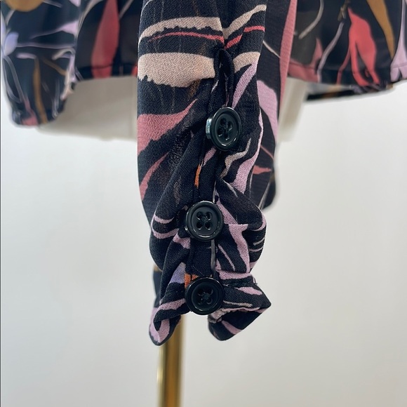 Peter Som Collective Leaf Printed Top, 4 - Picture 11 of 12